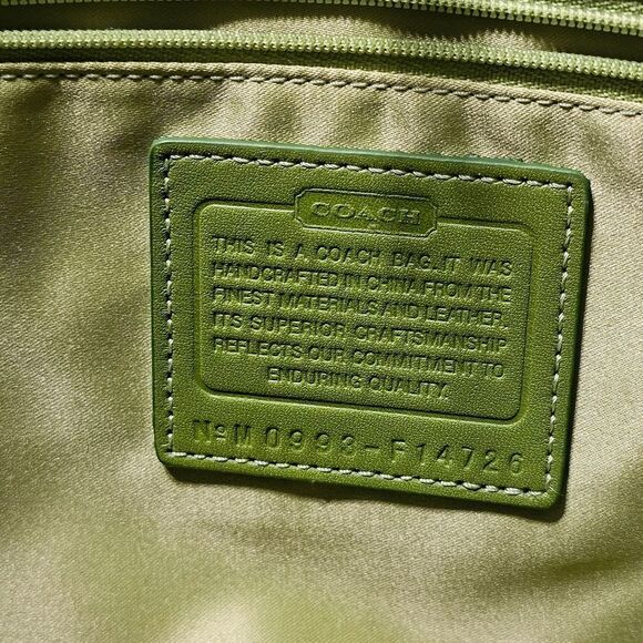 RARE Coach Y2K North South Bleeker Daisy Patchwork Tote Purse - Picture 10 of 10